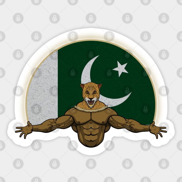 Cheetah Pakistan Sticker by RampArt